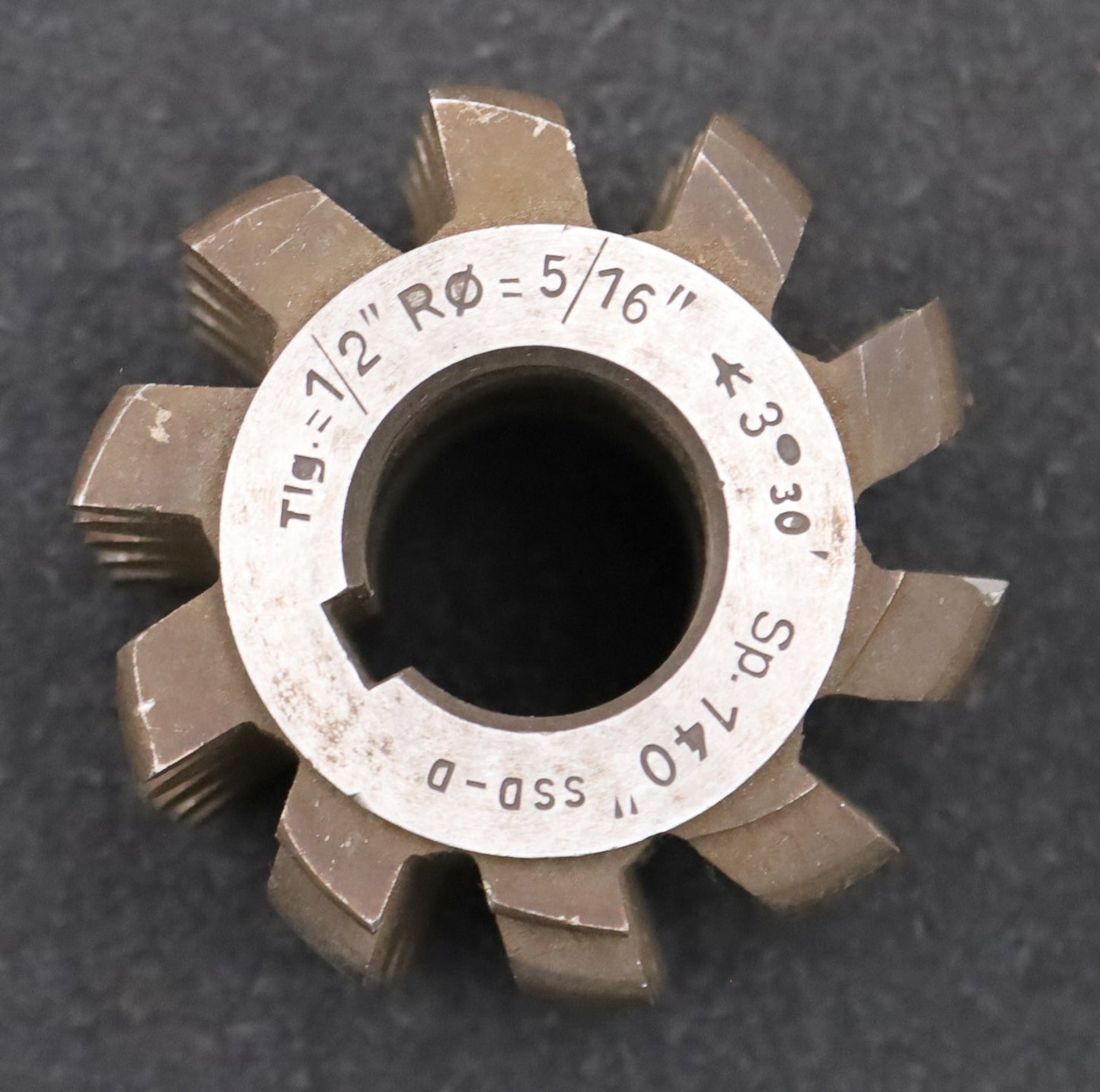 Bild des Artikels ESKA-Kettenrad-Wälzfräser-chainwheel-hob-Teilung-12,7mm=-1/2"-Ø72x60xØ27mm