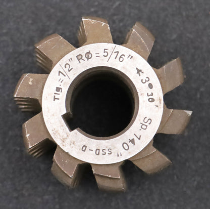 Bild des Artikels ESKA-Kettenrad-Wälzfräser-chainwheel-hob-Teilung-12,7mm=-1/2"-Ø72x60xØ27mm