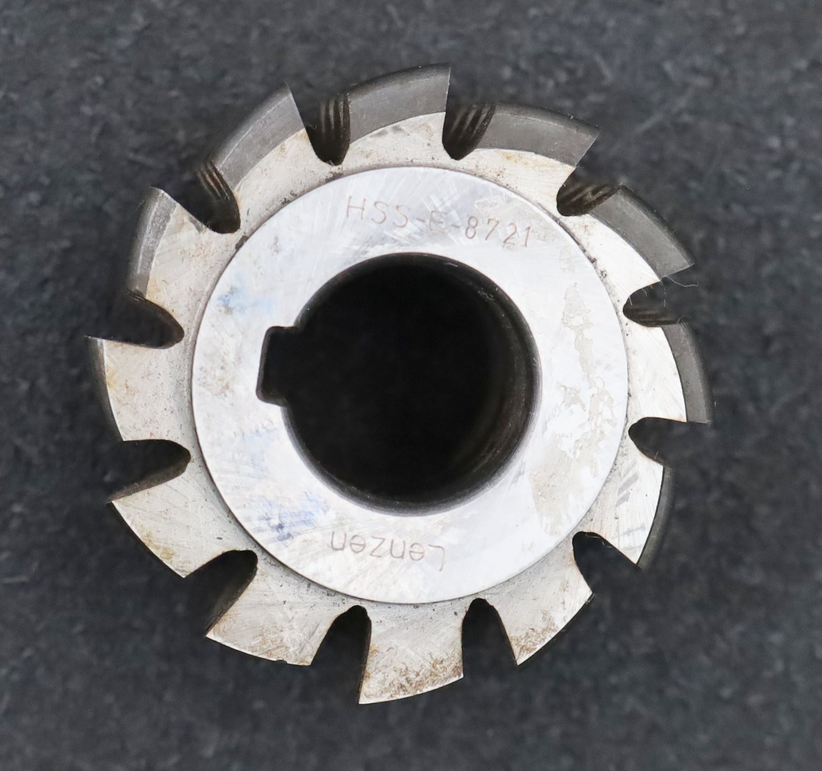 Bild des Artikels LENZEN-Kettenrad-Wälzfräser-chainwheel-hob-Teilung-8mm-RollenØ-5mm-Ø59x40xØ22mm