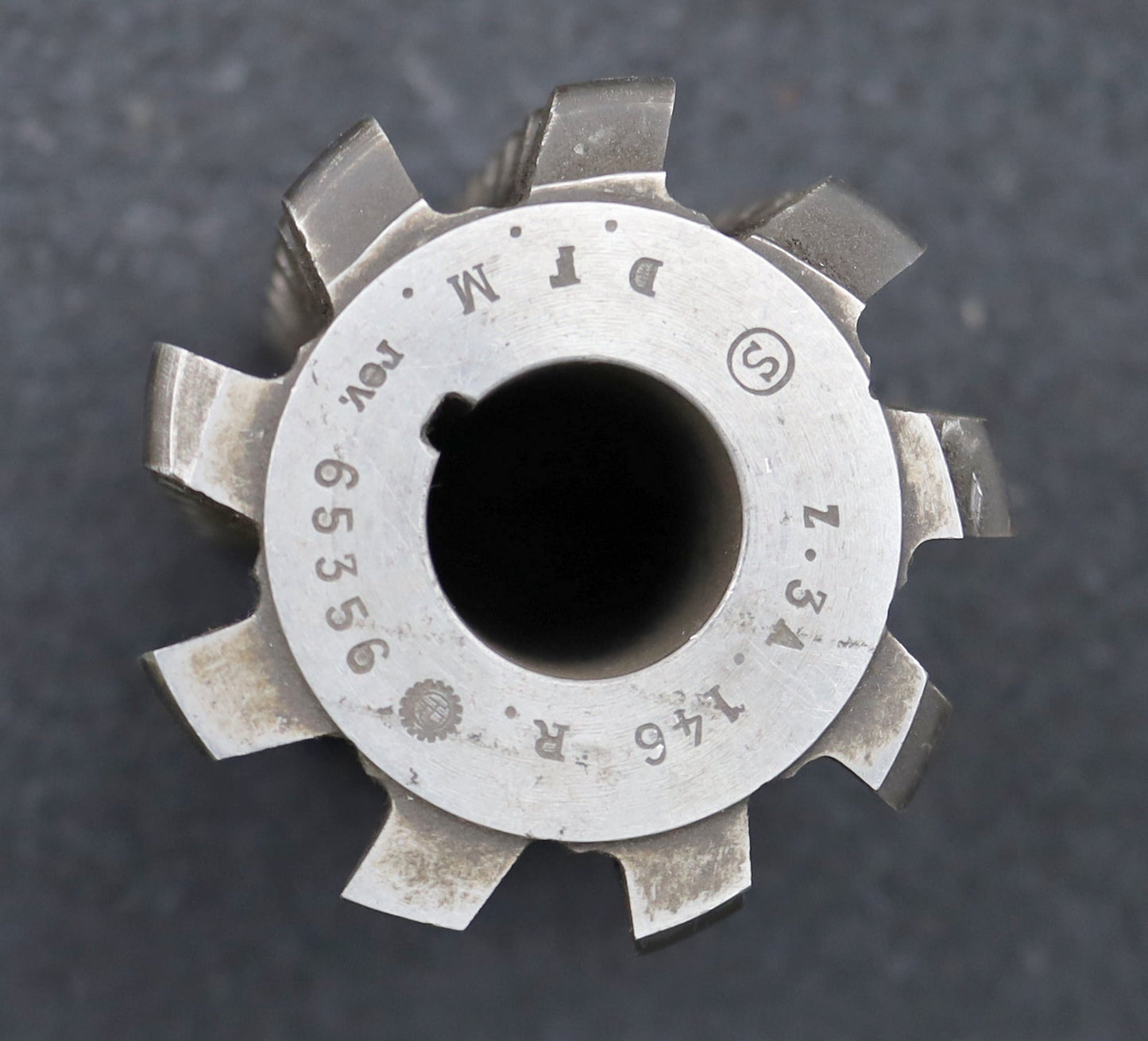 Bild des Artikels Kettenrad-Wälzfräser-chainwheel-hob-Teilung-12,7mm=-1/2"-Frästiefe-7,0mm-1gg.Re.