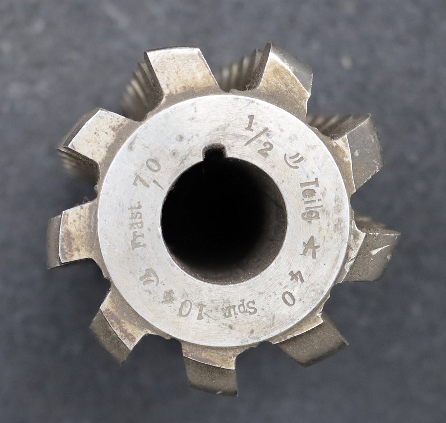 Bild des Artikels Kettenrad-Wälzfräser-chainwheel-hob-Teilung-12,7mm=-1/2"-Frästiefe-7,0mm-1gg.Re.