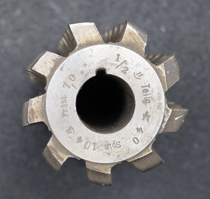 Bild des Artikels Kettenrad-Wälzfräser-chainwheel-hob-Teilung-12,7mm=-1/2"-Frästiefe-7,0mm-1gg.Re.
