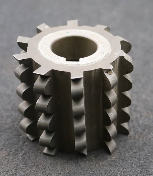 Bild des Artikels PYRON-Kettenrad-Wälzfräser-K3N-Ø71x61xØ27mm-mit-LKN-1gg.-Rechts-spiralgenutet