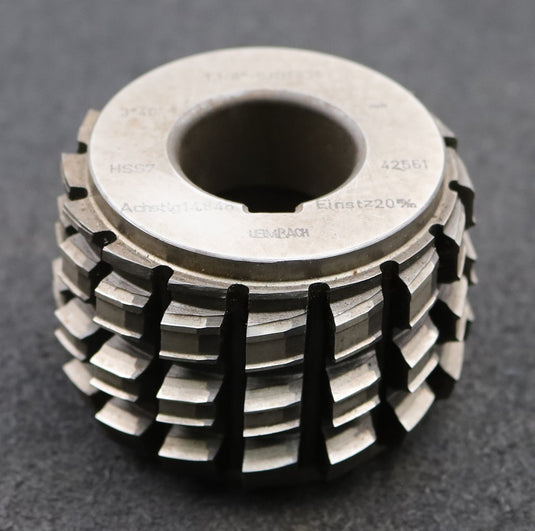 Bild des Artikels LEIMBACH-Keilwellen-Wälzfräser-spline-hob-1-1/8"-6JDT835-Achstlg.-14,848-+Höcker