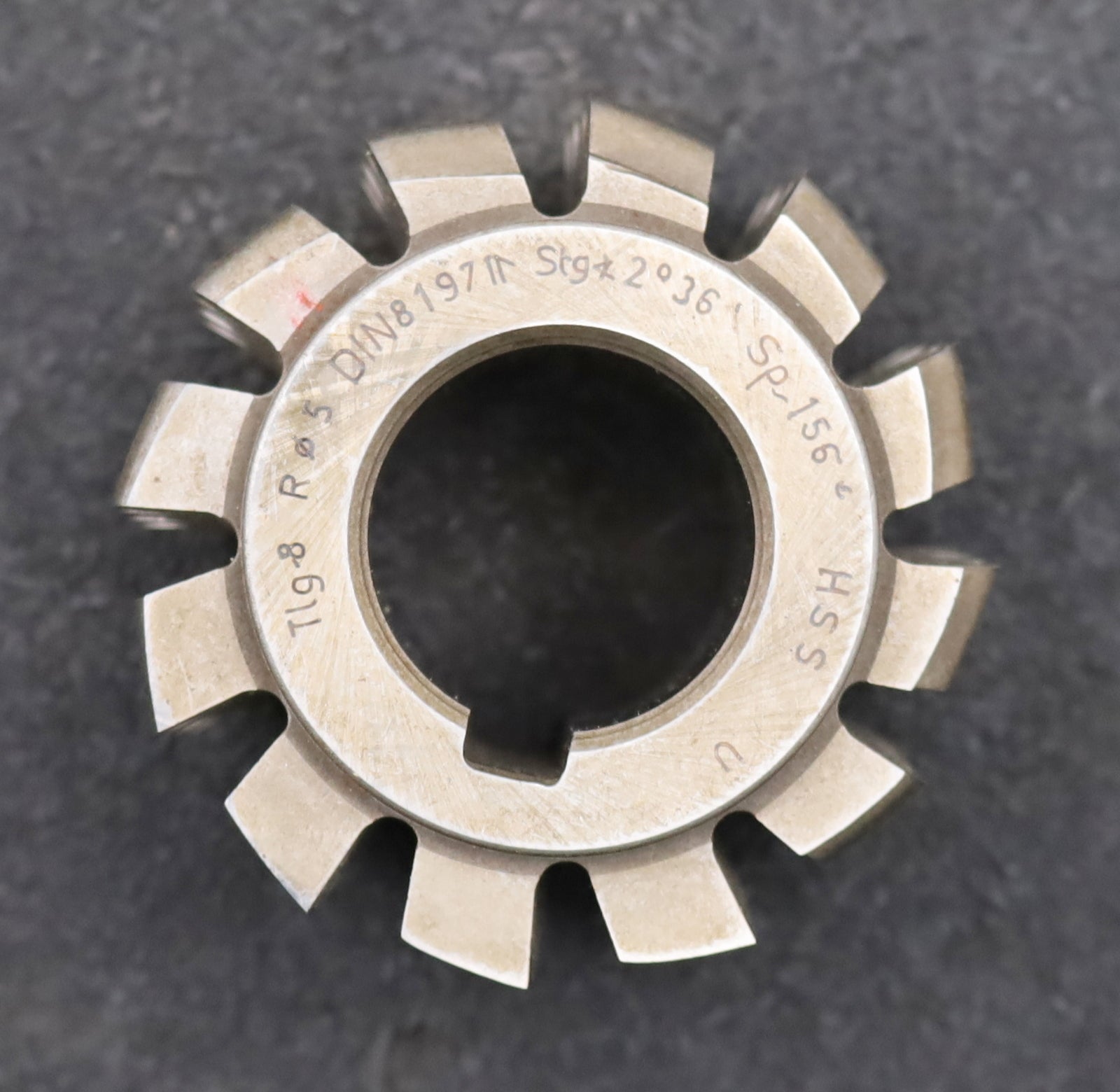 Bild des Artikels Kettenrad-Wälzfräser-chainwheel-hob-Teilung-8mm-RollenØ-5mm-BP-II-Ø63x39xØ27mm