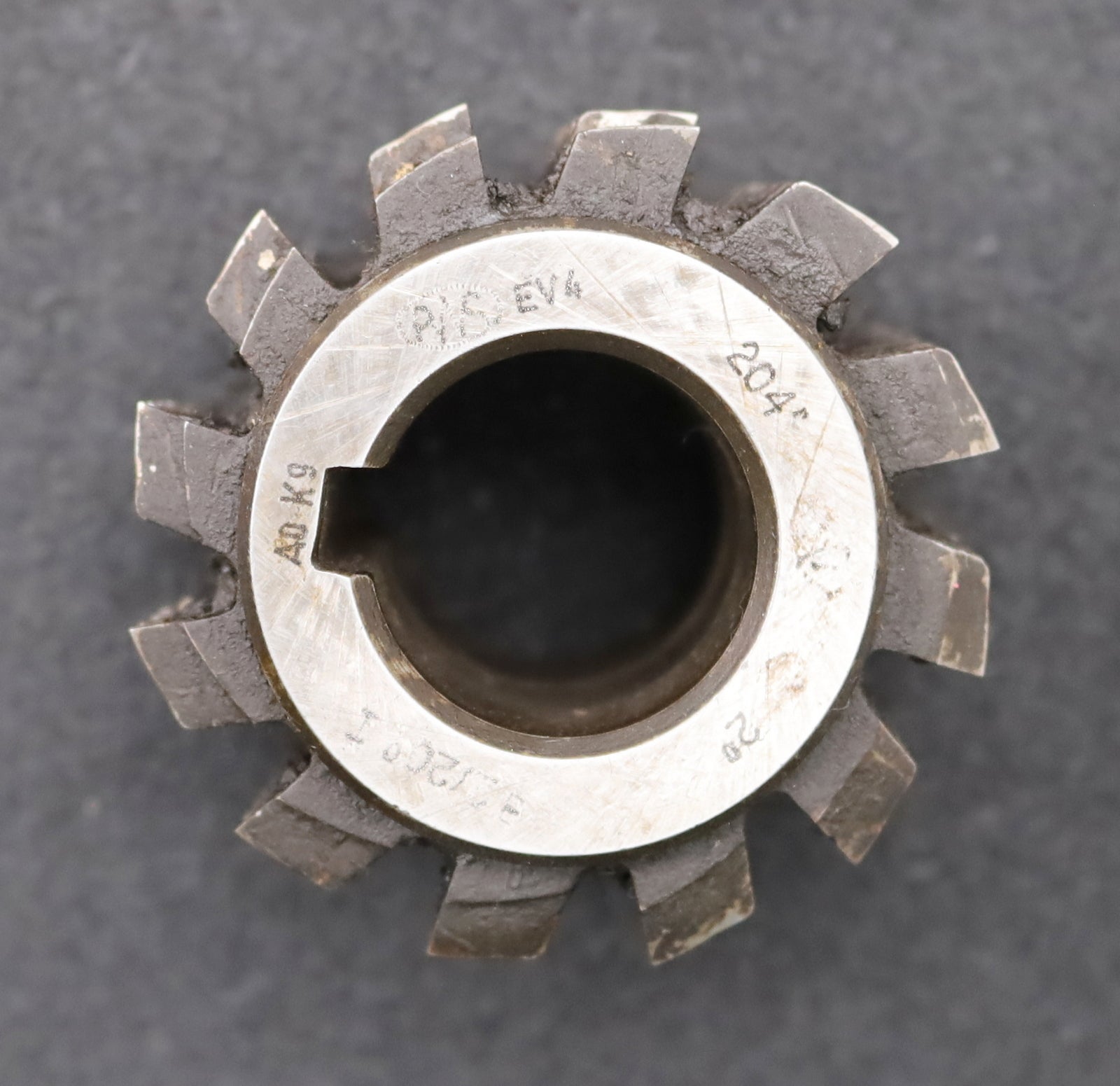 Bild des Artikels PWS-Zahnrad-Wälzfräser-gear-hob-m=-2mm-BPI-nach-DIN-3972-EGW-20°-Ø63x46xØ27mm