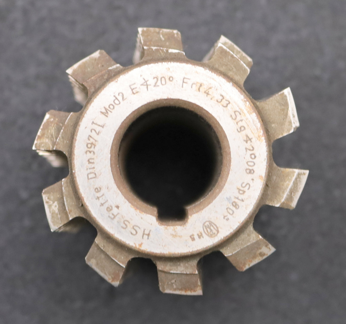 Bild des Artikels FETTE-Zahnrad-Wälzfräser-gear-hob-m=-2mm-BPI-nach-DIN-3972-EGW-20°-Ø59x61xØ22mm