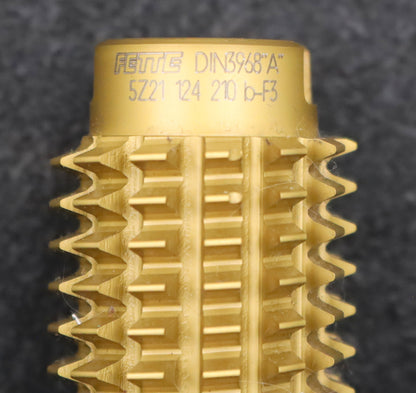 Bild des Artikels FETTE-Zahnrad-Wälzfräser-gear-hob-m=-1,24mm-DIN3968-EGW-20°-Ø29x130xØ16mm