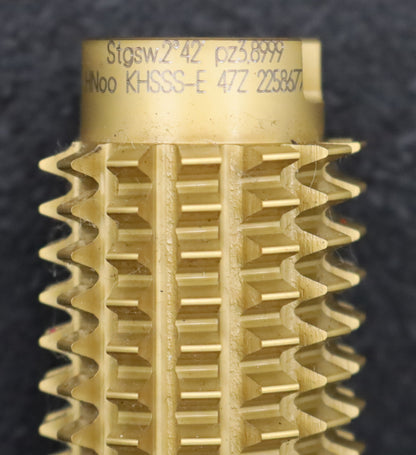 Bild des Artikels FETTE-Zahnrad-Wälzfräser-gear-hob-m=-1,24mm-DIN3968-EGW-20°-Ø29x130xØ16mm