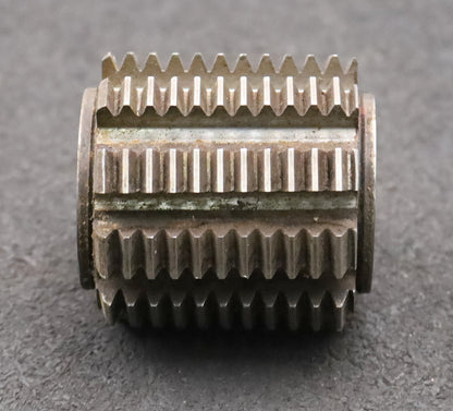 Bild des Artikels Zahnrad-Wälzfräser-gear-hob-m=-1,25mm-EGW-20°-Abmessungen-Ø48x50xØ22mm-mit-LKN