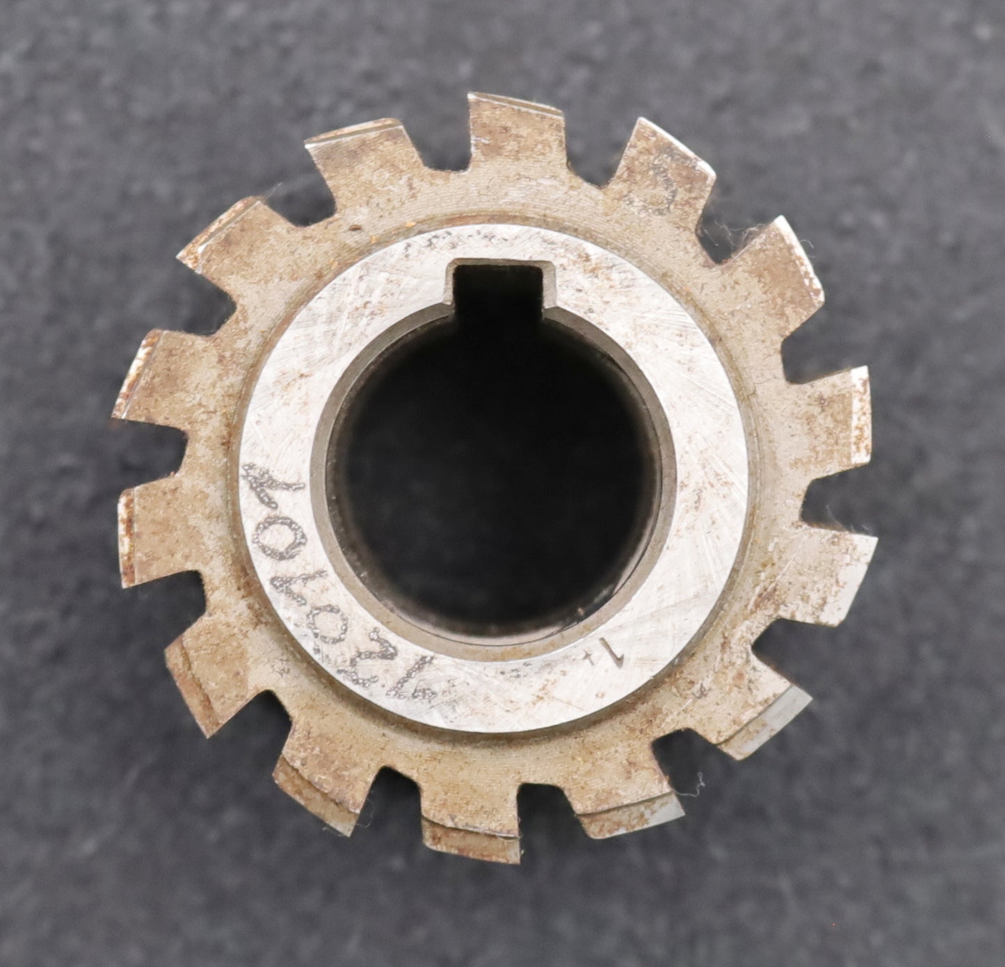 Bild des Artikels PWS-Zahnrad-Wälzfräser-gear-hob-m=-1mm-BPII-nach-DIN3972-EGW-20°-Ø63x48xØ27mm