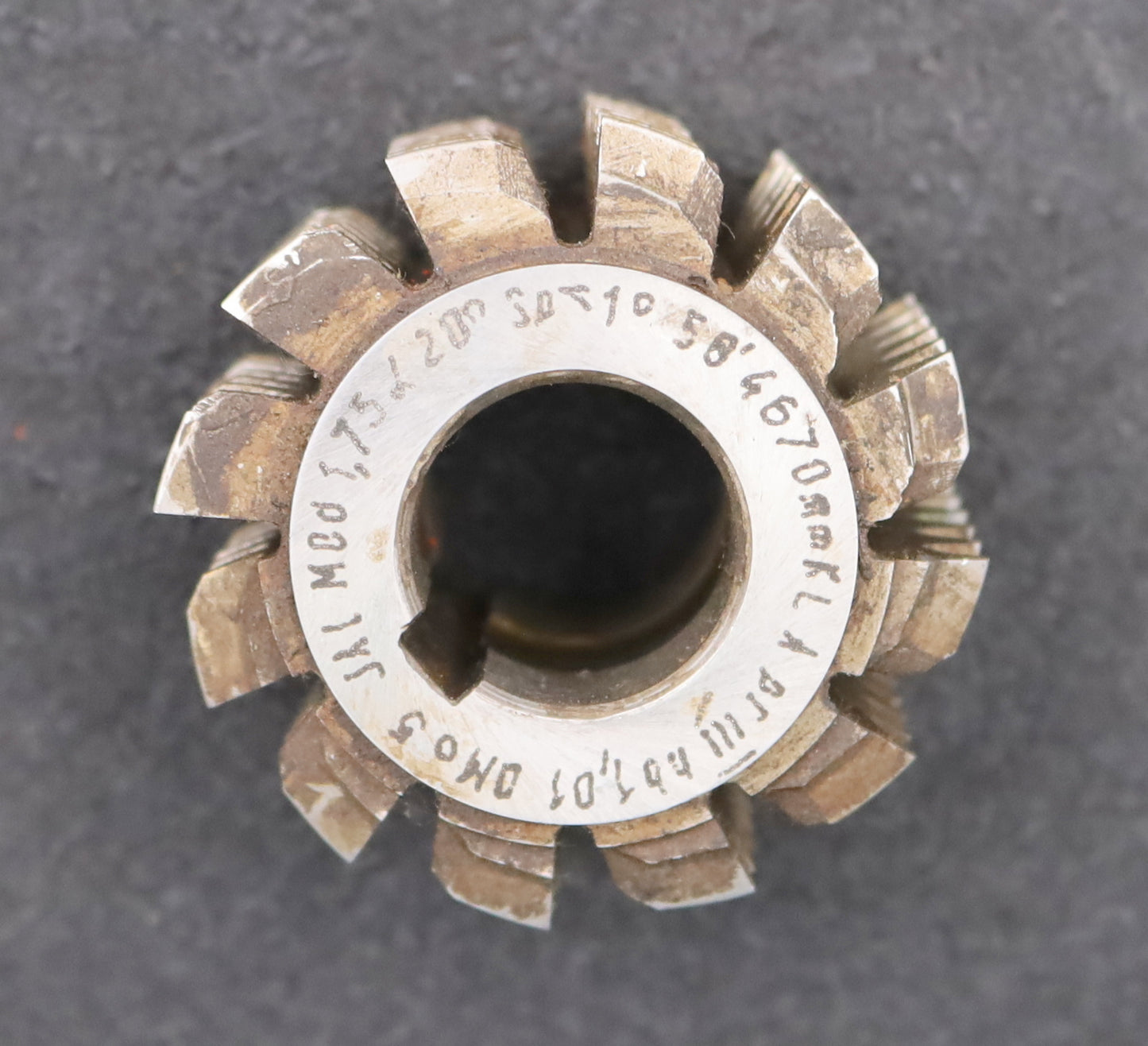 Bild des Artikels JAL-Zahnrad-Wälzfräser-gear-hob-m=-1,75mm-BPIII-DIN3972-EGW-20°-Rest:-95%