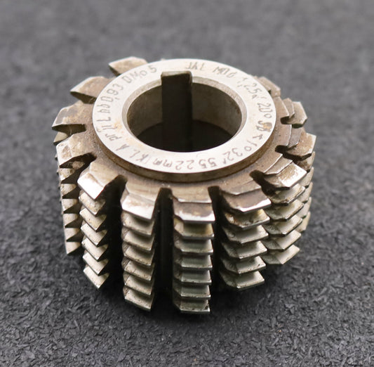Bild des Artikels JAL-Zahnrad-Wälzfräser-gear-hob-m=-1,25mm-BPII-nach-DIN3972-EGW-20°-Ø51x32xØ22mm
