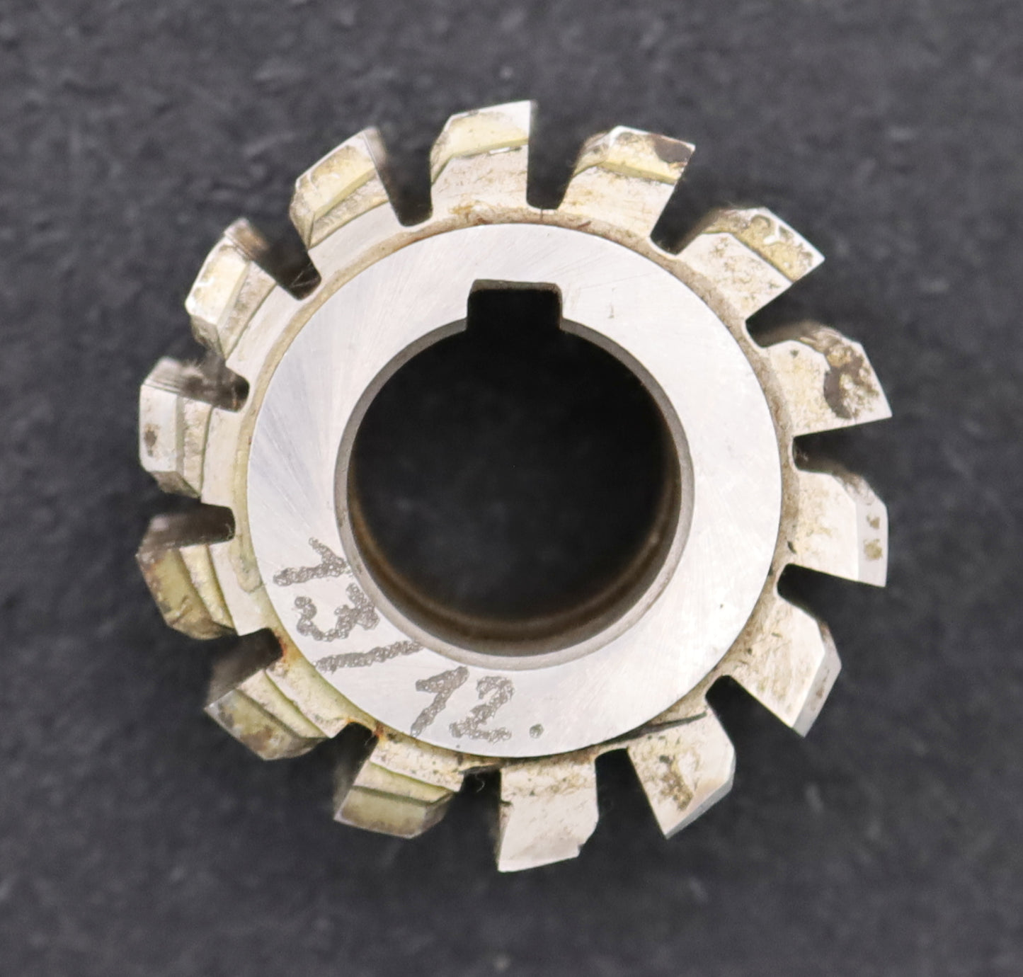 Bild des Artikels JAL-Zahnrad-Wälzfräser-gear-hob-m=-1,25mm-BPII-nach-DIN3972-EGW-20°-Ø51x32xØ22mm