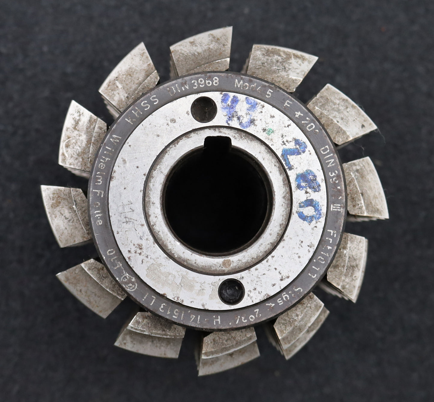 Bild des Artikels FETTE-Zahnrad-Wälzfräser-gear-hob-m=4,5mm-BPIII-DIN-3972-EGW-20°-Ø112x105xØ32mm