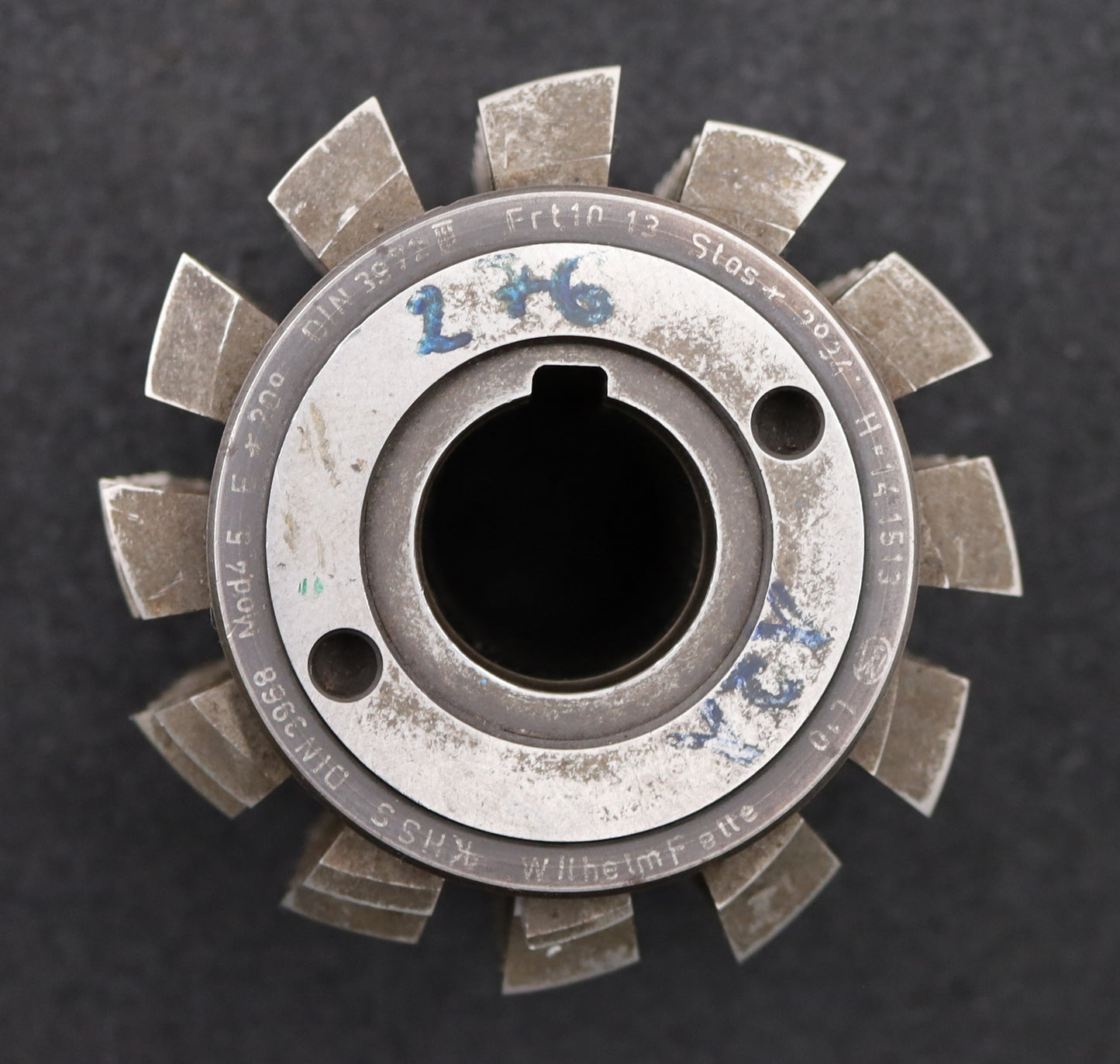 Bild des Artikels FETTE-Zahnrad-Wälzfräser-gear-hob-m=4,5mm-BPIII-DIN-3972-EGW-20°-Ø110x105xØ32mm