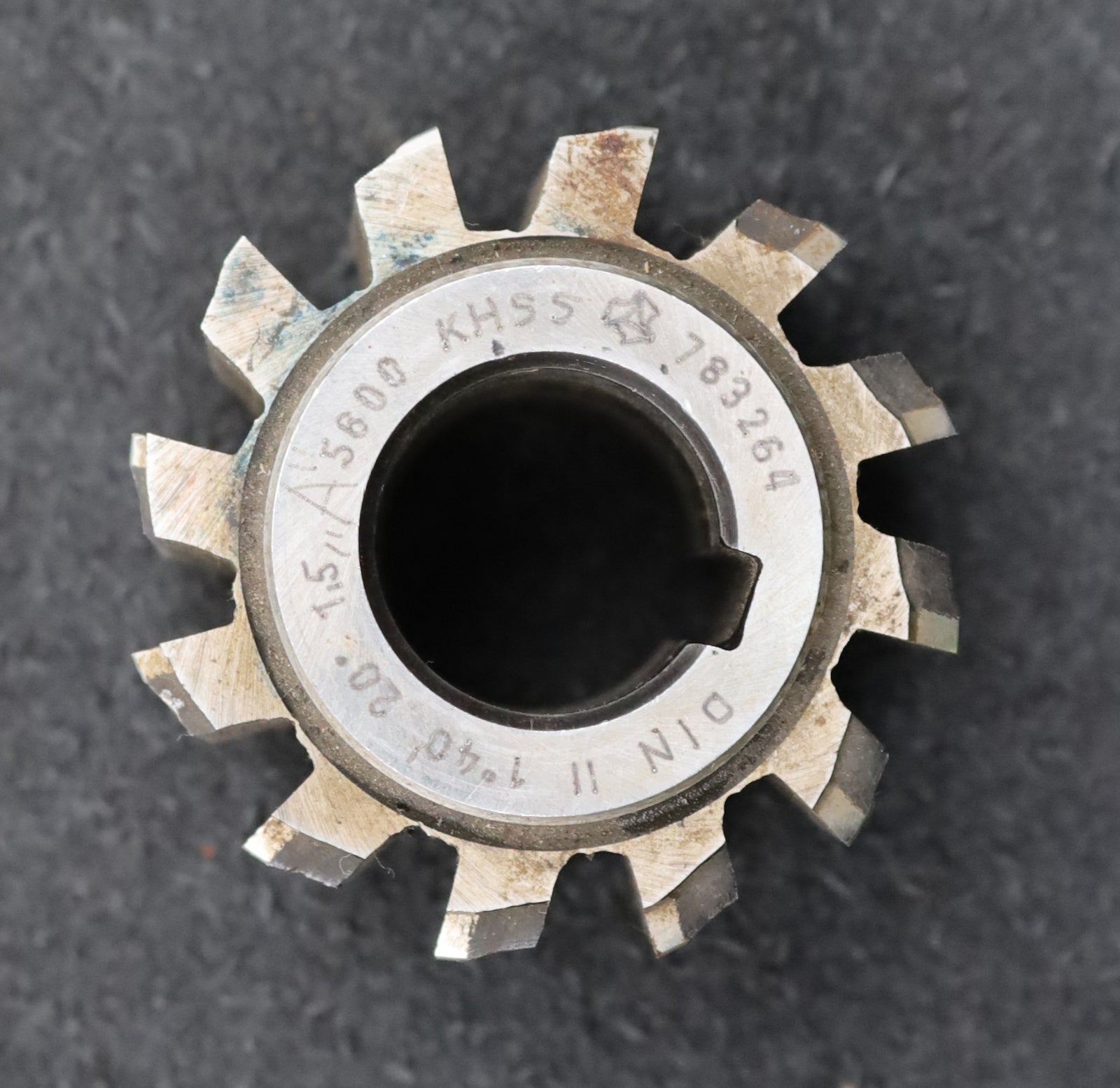 Bild des Artikels Zahnrad-Wälzfräser-gear-hob-m=1,5mm-EGW-20°-BPII-nach-DIN-3972-Ø55x38xØ22mm