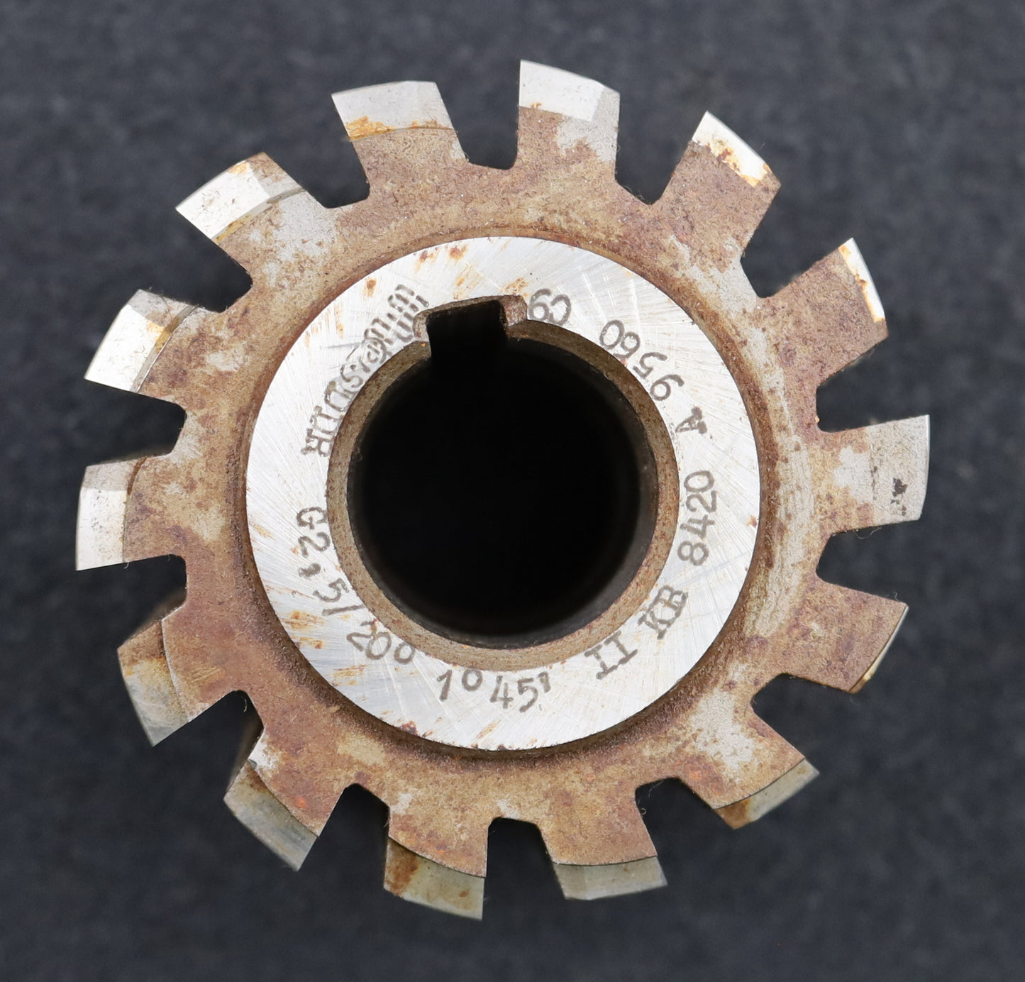 Bild des Artikels PWS-Zahnrad-Wälzfräser-gear-hob-m=2,5mm-BPII-nach-DIN-3972-EGW-20°