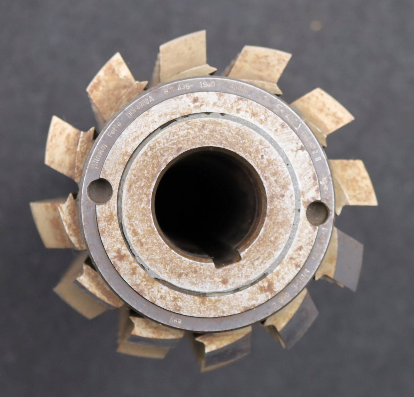 Bild des Artikels FETTE-Zahnrad-Wälzfräser-gear-hob-m=5,0mm-EGW-20°-BPII-DIN-3972-Ø111x209x32mm