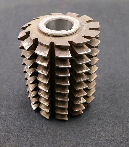 Bild des Artikels PWS-Zahnrad-Wälzfräser-gear-hob-m=5,0mm-EGW-20°-BPIV-DIN-3972-Ø106x150x40mm