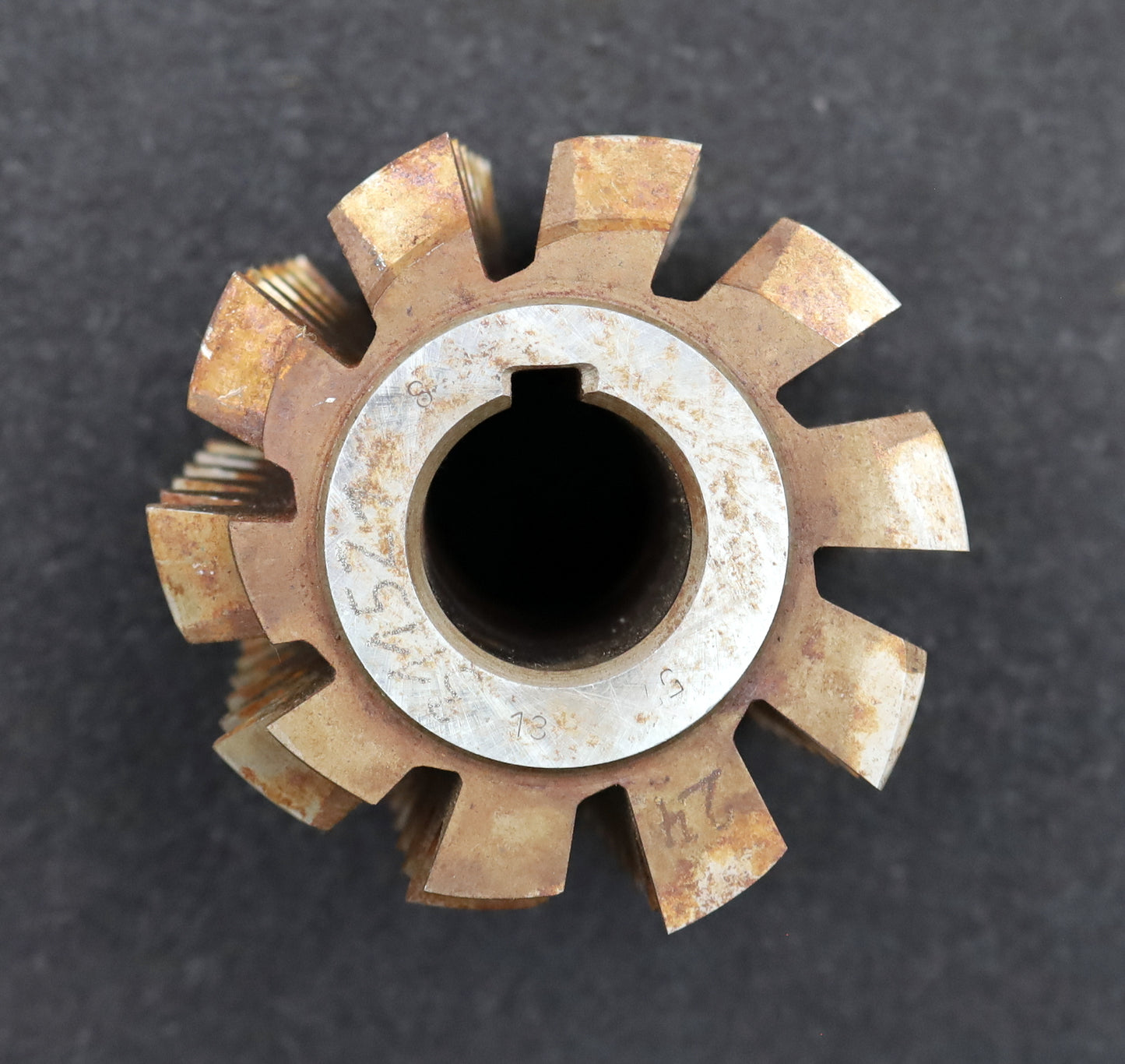 Bild des Artikels PWS-Zahnrad-Wälzfräser-gear-hob-m=5,0mm-EGW-20°-BPII-DIN-3972-Rest:-95%