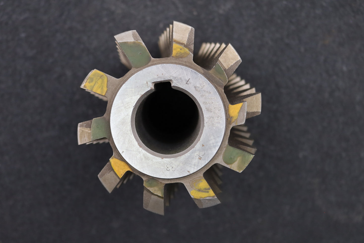 Bild des Artikels PWS-Zahnrad-Wälzfräser-gear-hob-m=5,0mm-EGW-20°-BPIII-DIN-3972-spiralgenutet-!