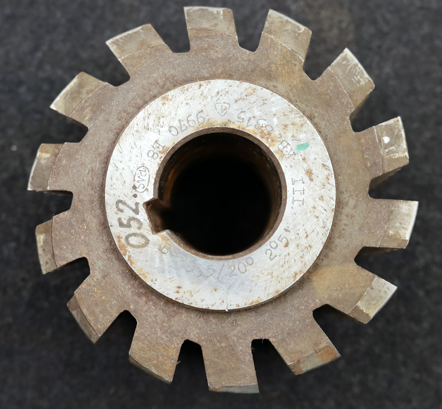 Bild des Artikels PWS-Zahnrad-Wälzfräser-gear-hob-m=3,5mm-EGW-20°-BPIII-DIN-3972-Ø106x70x32mm