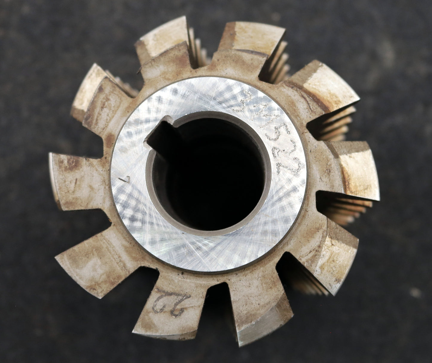 Bild des Artikels PWS-Zahnrad-Wälzfräser-gear-hob-m=5,0mm-EGW-20°-BPII-DIN-3972-Restnutzung:-95%