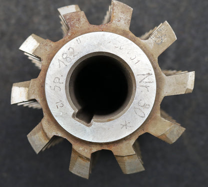 Bild des Artikels PWS-Zahnrad-Wälzfräser-gear-hob-m=5,0mm-EGW-20°-BPII-1gg.-Rechts-spiralgenutet