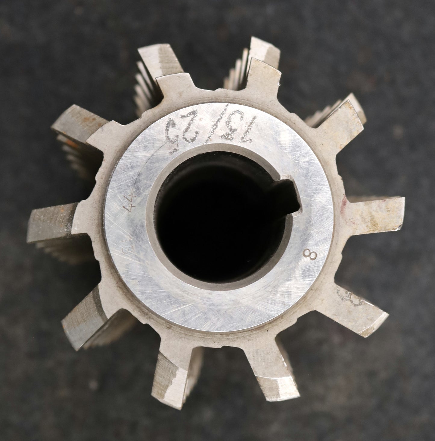 Bild des Artikels PWS-Zahnrad-Wälzfräser-gear-hob-m=5,0mm-EGW-20°-BPII-DIN-3972-Restnutzung:-40%