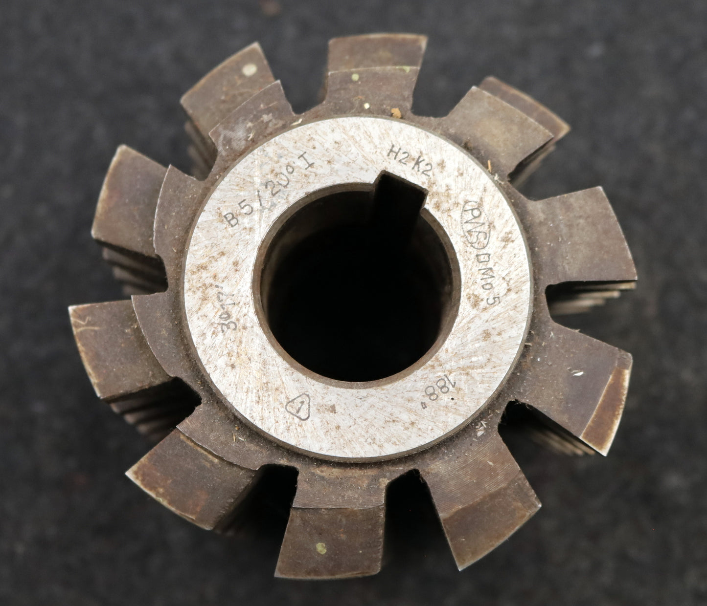 Bild des Artikels PWS-Zahnrad-Wälzfräser-gear-hob-m=5,0mm-EGW-20°-BPI-DIN-3972-Restnutzung:-95%