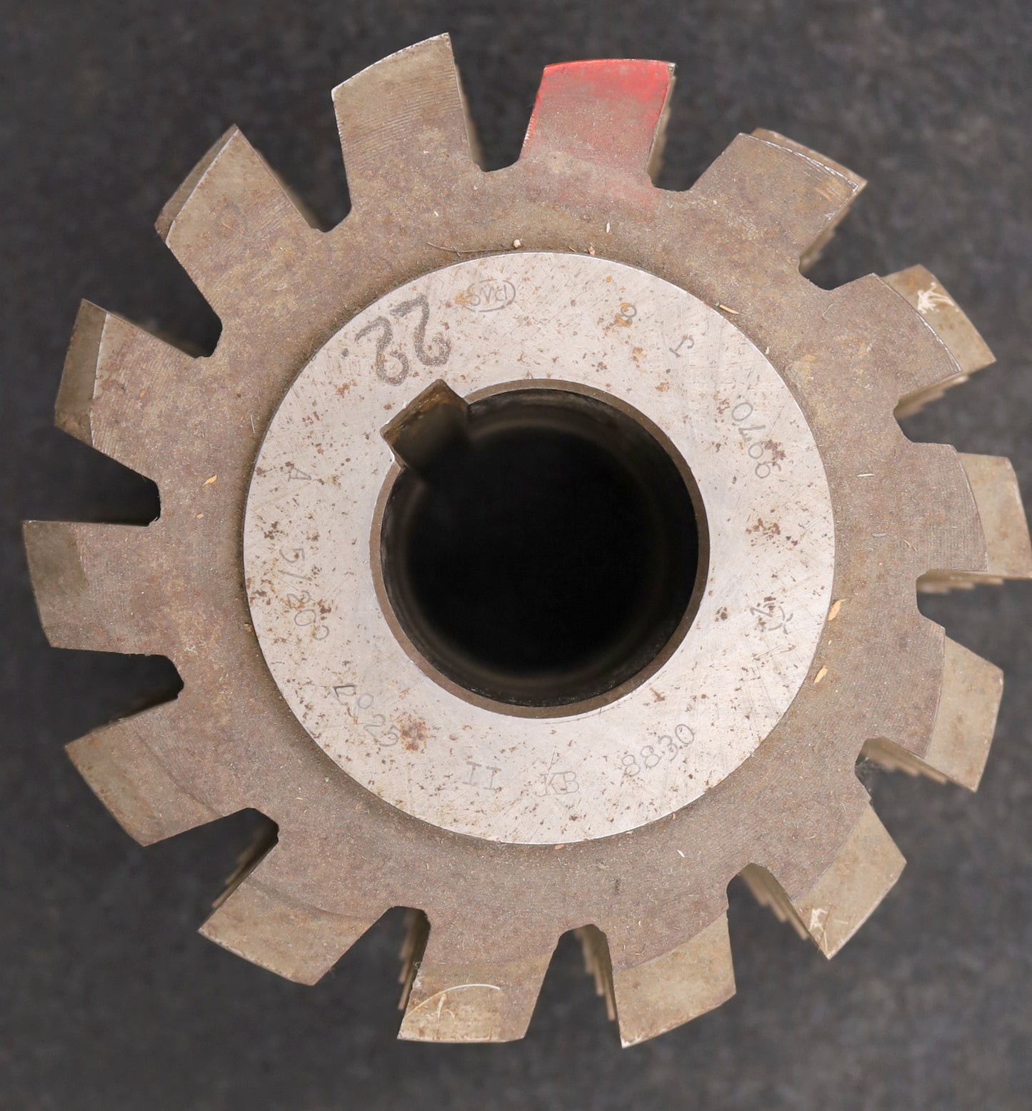 Bild des Artikels PWS-Zahnrad-Wälzfräser-gear-hob-m=5,0mm-EGW-20°-BPII-DIN-3972-Ø134x86x40mm