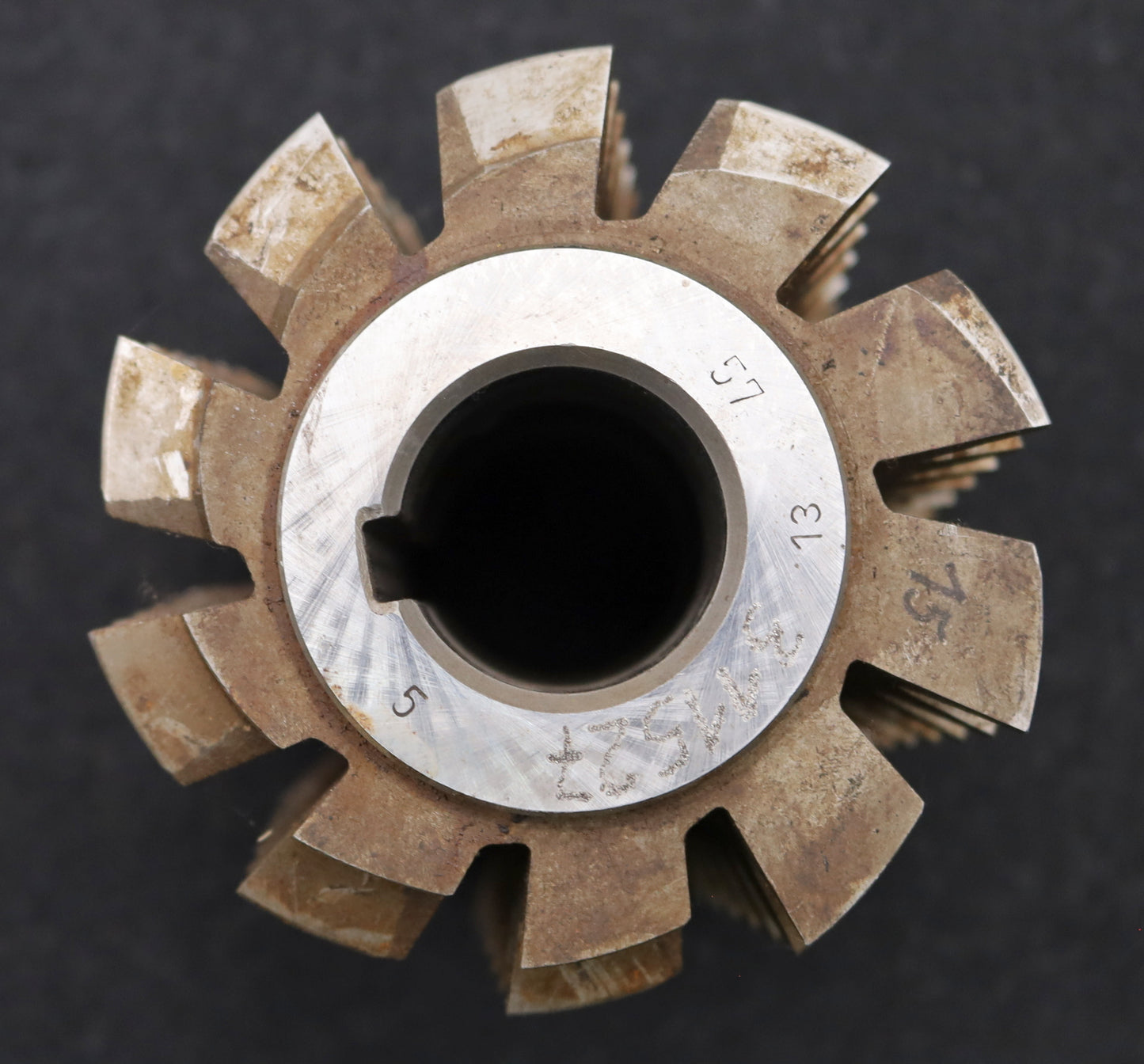 Bild des Artikels PWS-Zahnrad-Wälzfräser-gear-hob-m=5,0mm-EGW-20°-BPII-DIN-3972-HSS-Ø100x108x32mm