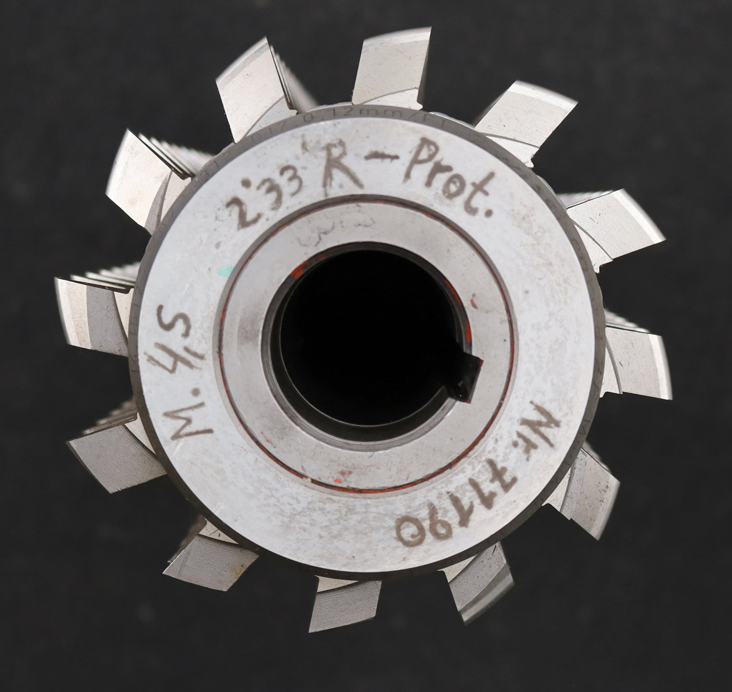 Bild des Artikels SAAZOR-Zahnrad-Wälzfräser-gear-hob-m=4,5mm-EGW-20°--Ø114x212x32mm-mit-LKN