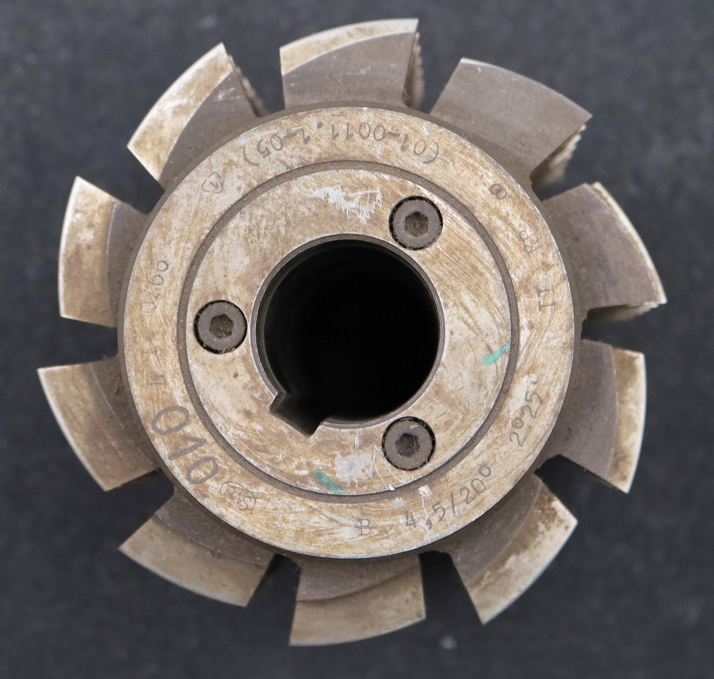 Bild des Artikels PWS-Zahnrad-Wälzfräser-gear-hob-m=4,5mm-EGW-20°-BPII-DIN-3972-Ø119x120x32mm