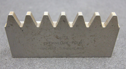 DELTAL Hobelkamm rack cutter m= 5 Angle 20° 110x20mm