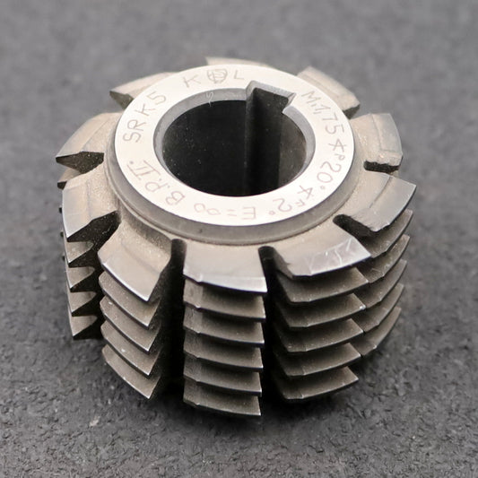 Bild des Artikels KL-Zahnrad-Wälzfräser-gear-hob-m=-1,75mm-BP-II-DIN-3972-EGW-20°-Ø54x39xØ22mm