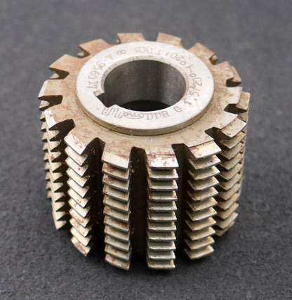 Bild des Artikels PWS-Zahnrad-Wälzfräser-m=-1,5mm-BP-II-DIN-3972-EGW-20°-Ø69x58xØ27mm-1gg.Links