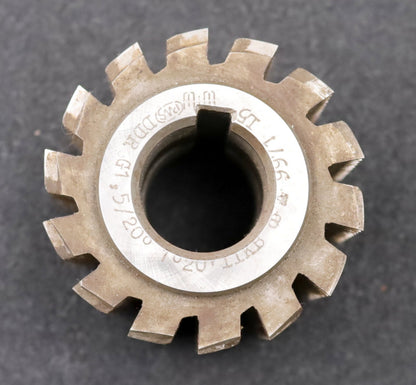 Bild des Artikels PWS-Zahnrad-Wälzfräser-m=-1,5mm-BP-II-DIN-3972-EGW-20°-Ø69x58xØ27mm-Rest:-80%