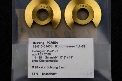 Bild des Artikels DOLD-Rundmesser-für-KLINGELNBERG-FK41-m=1,15-2,3-47-EGW-17,5°-Ø28x4xØ8mm