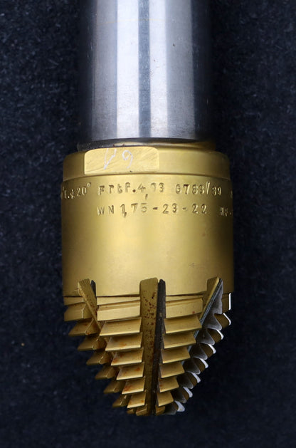 Bild des Artikels KLINGELNBERG-Palloid-Wälzfräser-m=-1,75-EGW-20°-Zahnform-I-1gg.-Rechts-HSS+TIN