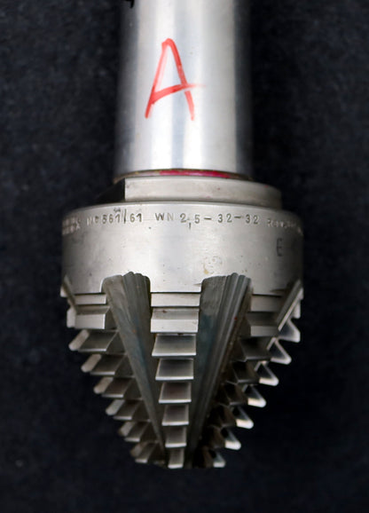 Bild des Artikels KLINGELNBERG-Palloid-Wälzfräser-m=-2,5-EGW-20°-Zahnform-I-1gg.-Li.-WN2,5-32-32