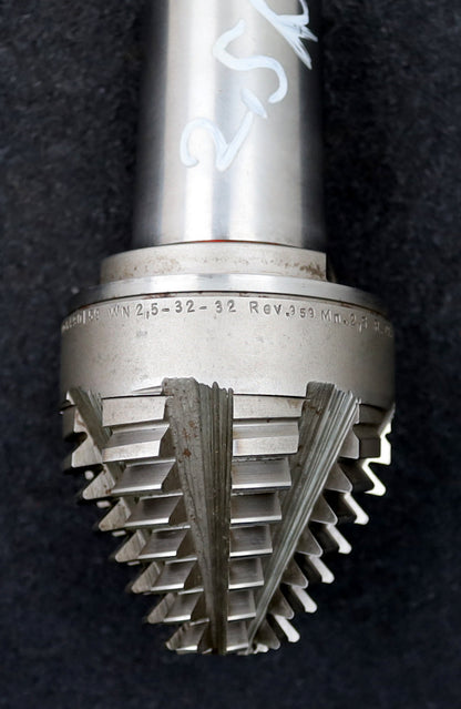 Bild des Artikels KLINGELNBERG-Palloid-Wälzfräser-m=-2,5-EGW-20°-Zahnform-I-1gg.-Rechts-Ø-28x77mm