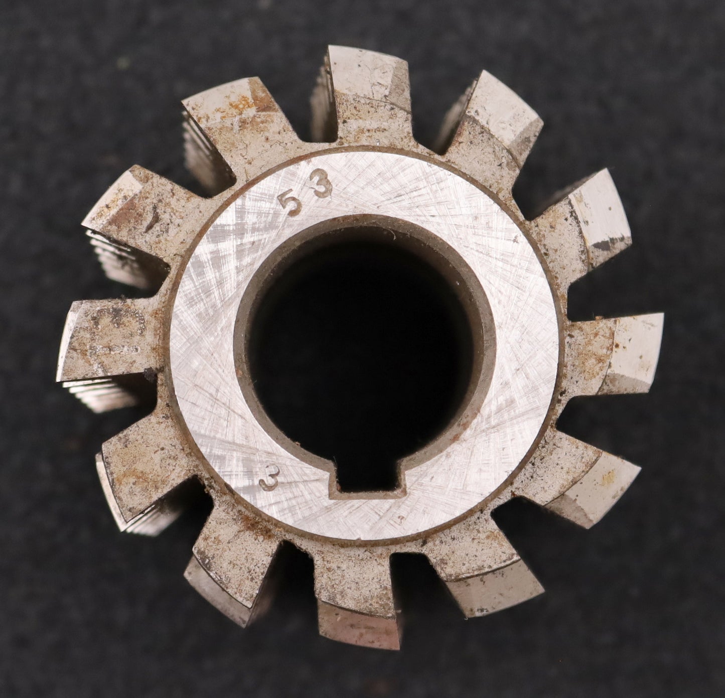 Bild des Artikels PWS-Zahnrad-Wälzfräser-m=2,5mm-BPIII-DIN-3972-EGW-20°-Ø70x58xØ27mm-LKN-Rest:-90%