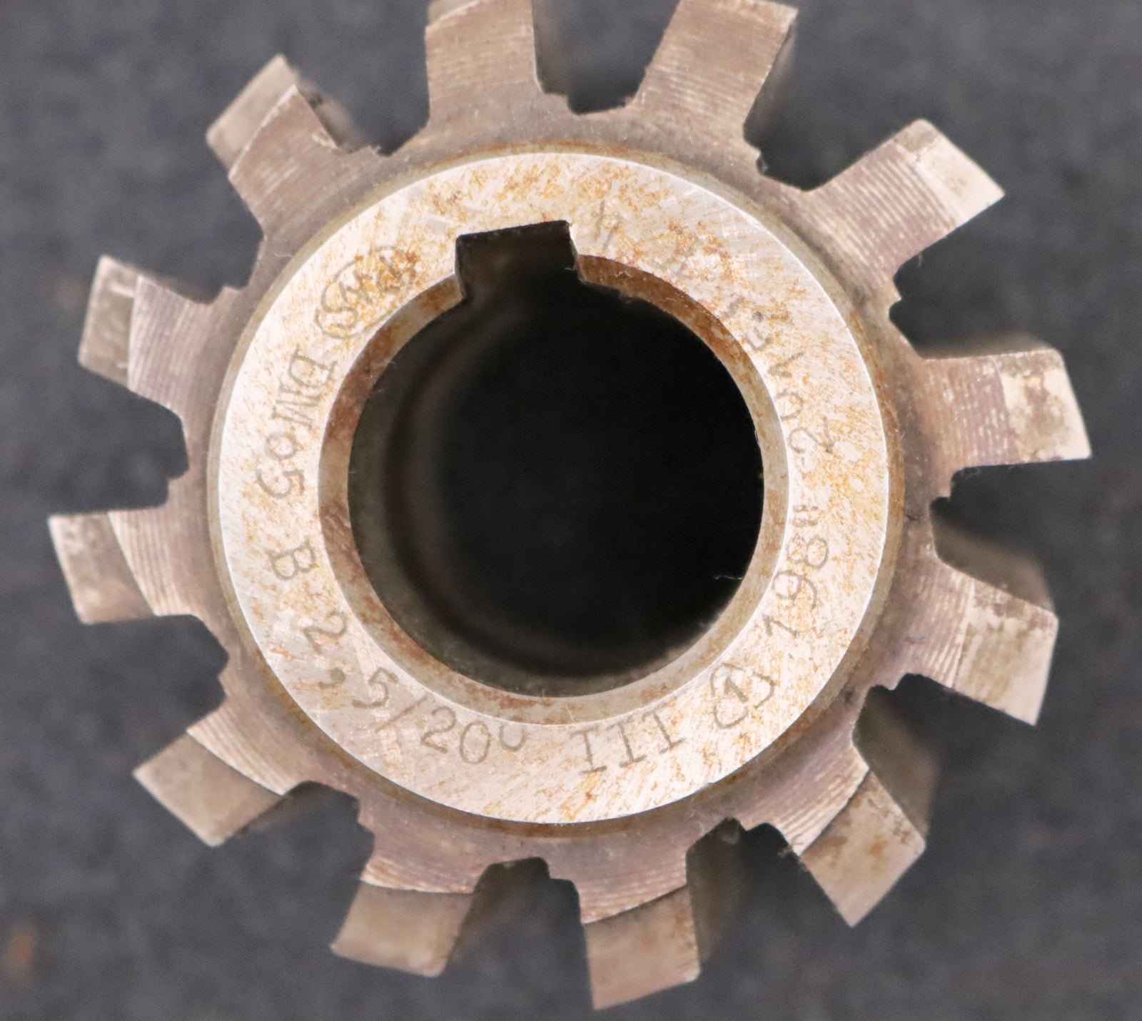 Bild des Artikels PWS-Zahnrad-Wälzfräser-m=2,5mm-BPIII-DIN-3972-EGW-20°-Ø70x56xØ27mm-gebraucht