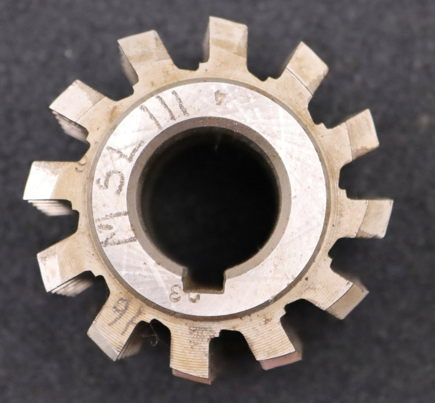 Bild des Artikels PWS-Zahnrad-Wälzfräser-m=2,5mm-BPIII-DIN-3972-EGW-20°-Ø70x56xØ27mm-gebraucht