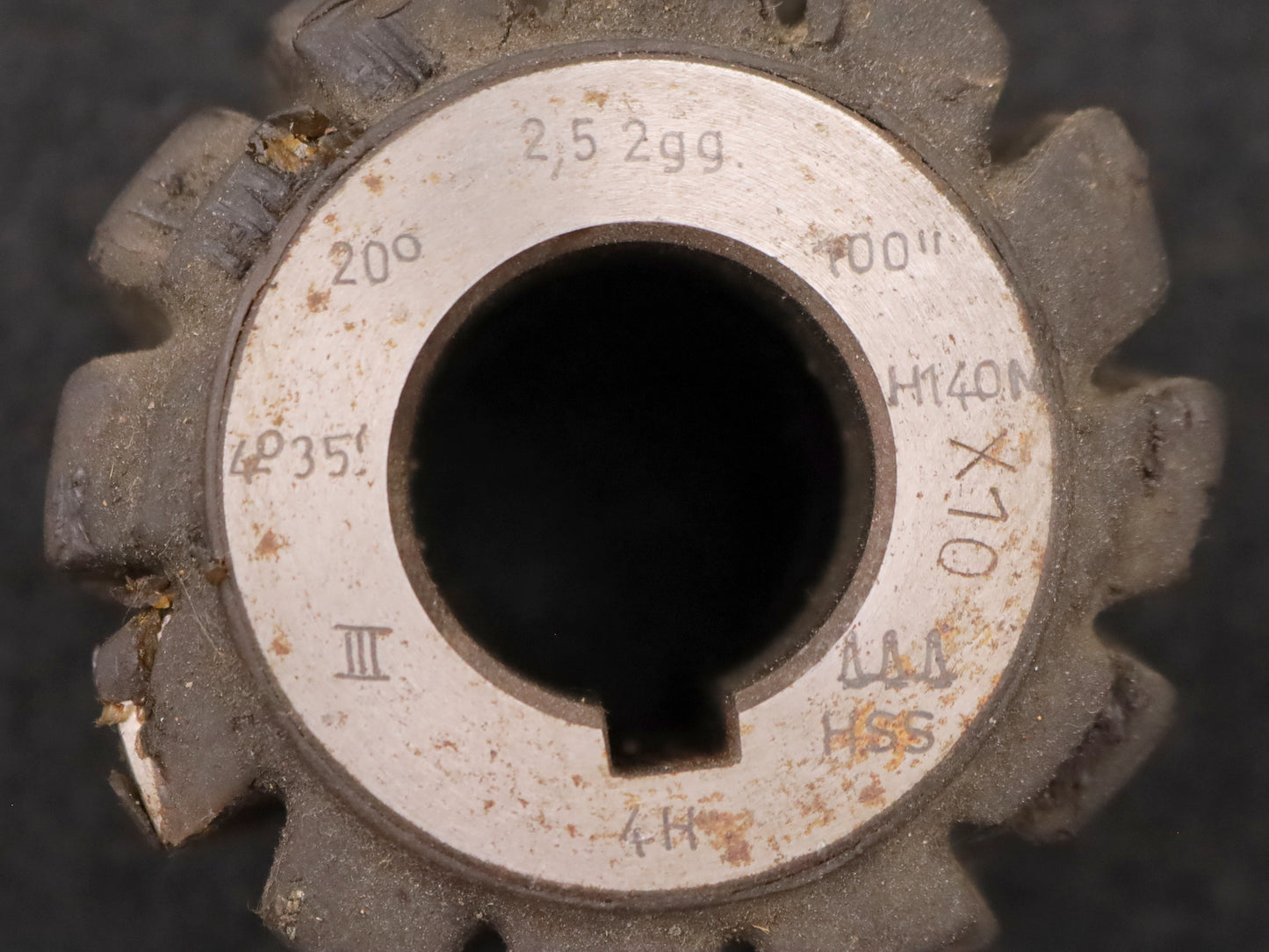 Bild des Artikels HENTZEN-Zahnrad-Wälzfräser-m=2,5mm-BPIII-DIN-3972-EGW-20°