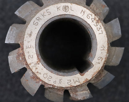 Bild des Artikels KL-Zahnrad-Wälzfräser-m=2,0mm-EGW-20°-Ø63x46xØ27mm-LKN-1gg.-Rechts