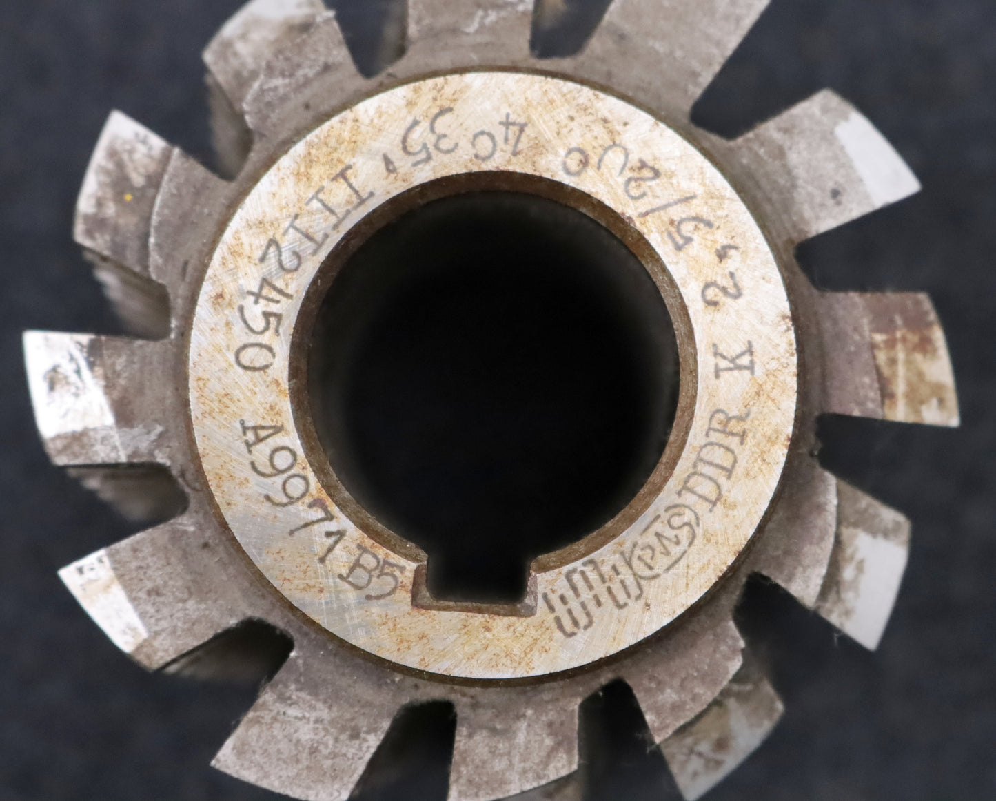 Bild des Artikels PWS-Zahnrad-Wälzfräser-m=2,5mm-BPIII-DIN-3972-EGW-20°-Ø63x48xØ27mm-LKN