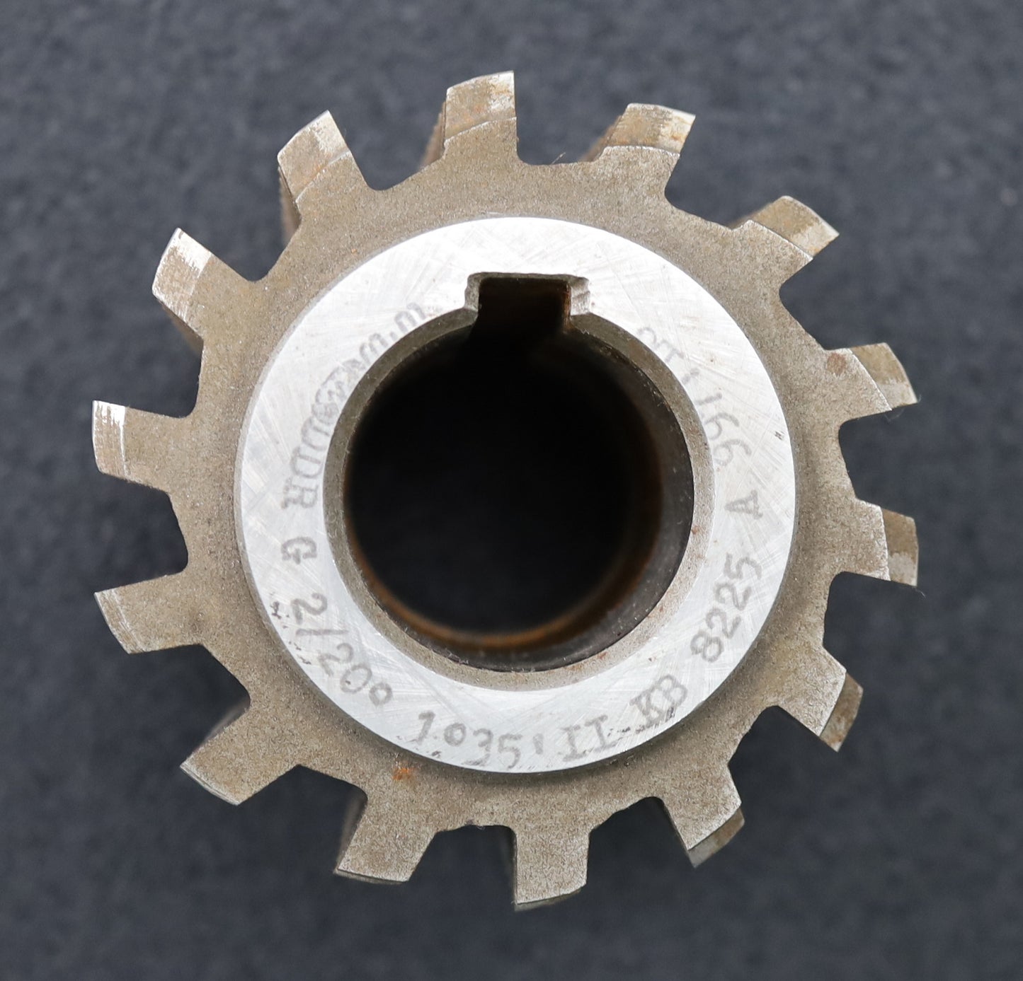Bild des Artikels PWS-Zahnrad-Wälzfräser-m=2,0mm-BPII-DIN-3972-EGW-20°-Ø78x71xØ32mm-14-Spannuten